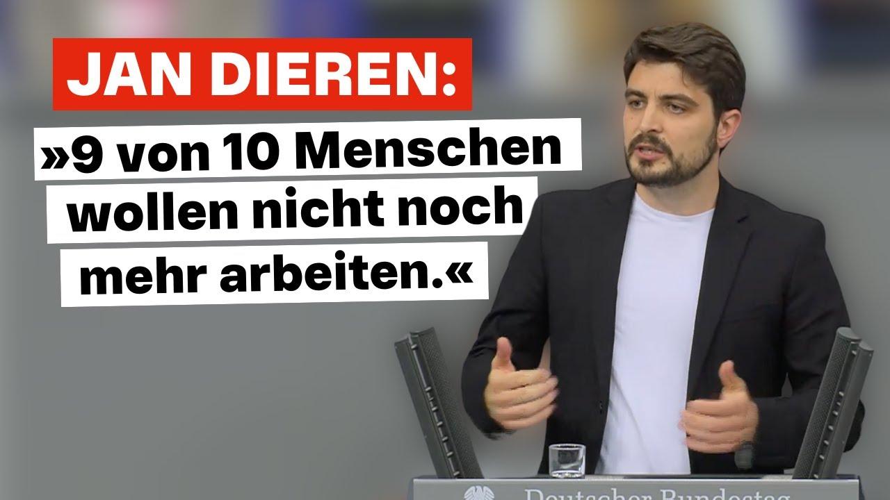 Jan Dieren: für mehr Mitbestimmung bei der Länge der Arbeitszeit