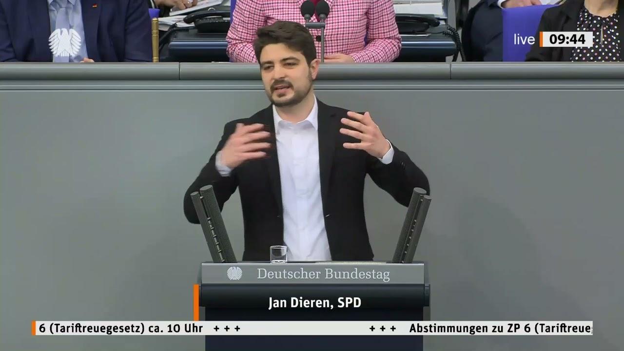 Jan Dieren: "Öffentliche Gelder nur für tarifliche Löhne!"