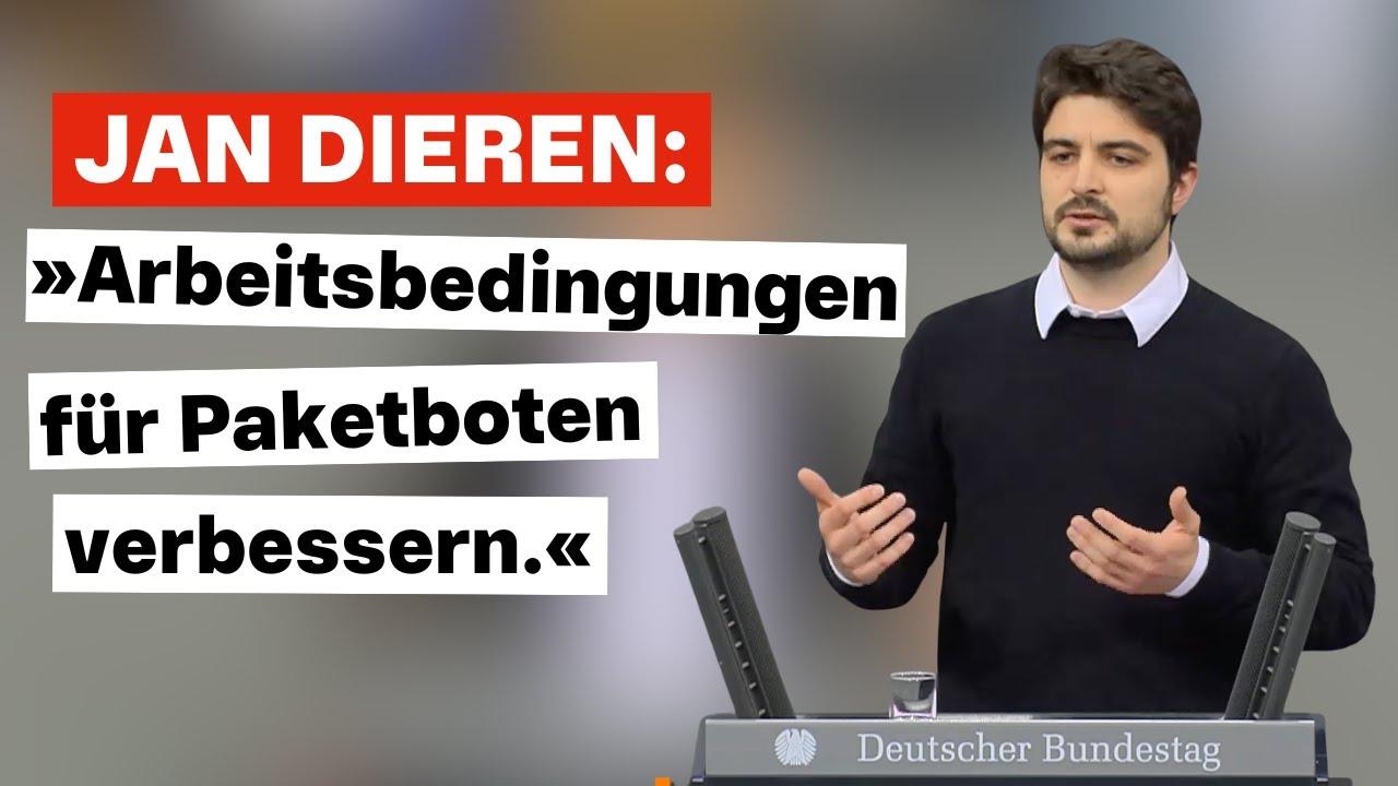 Jan Dieren: Arbeitsbedingungen für Paketzusteller verbessern